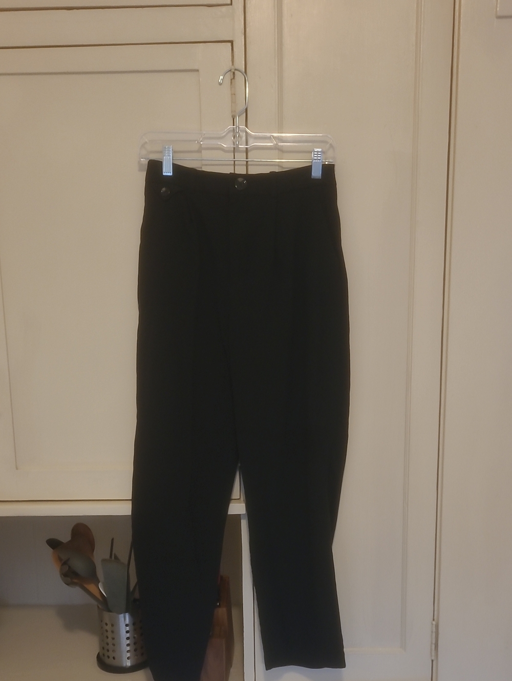 Mango Women's Classic Black Dress Pants